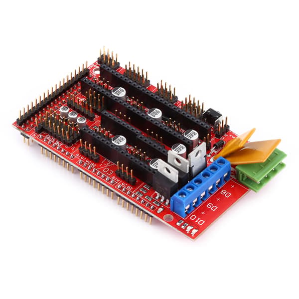 3D Printer RAMPS 1.4 Controller Board til R3 + A4988 med køleplade USB-kabel Jumper-sæt