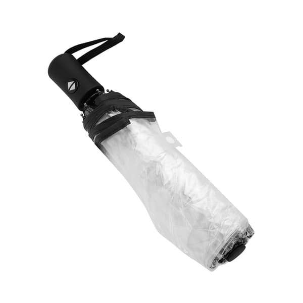 Transparenta regnparaplyer vikbara bärbara trefaldiga dammode paraply