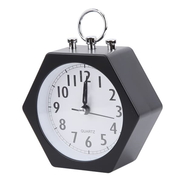 Tyst mjuk väckarklocka Barn väckarklocka Timer Digital klocka (svart)