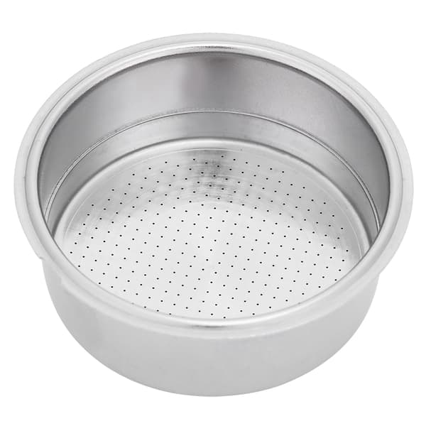 Dobbeltlags kaffefilter i rustfrit stål, tryksat filterkurv, kaffemaskinetilbehør til dobbeltkop