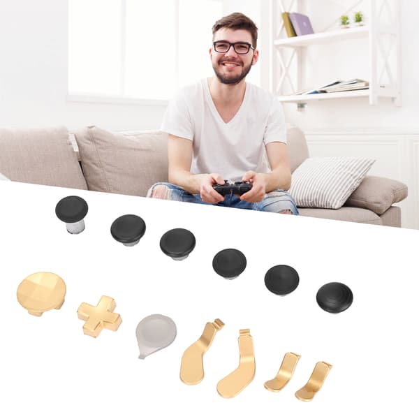 13-i-1 Aluminium Joystick & D-Pad Sæt til Xbox Elite Series 2 Controller, Pro Thumbstick Erstatningsdele & Tilbehør