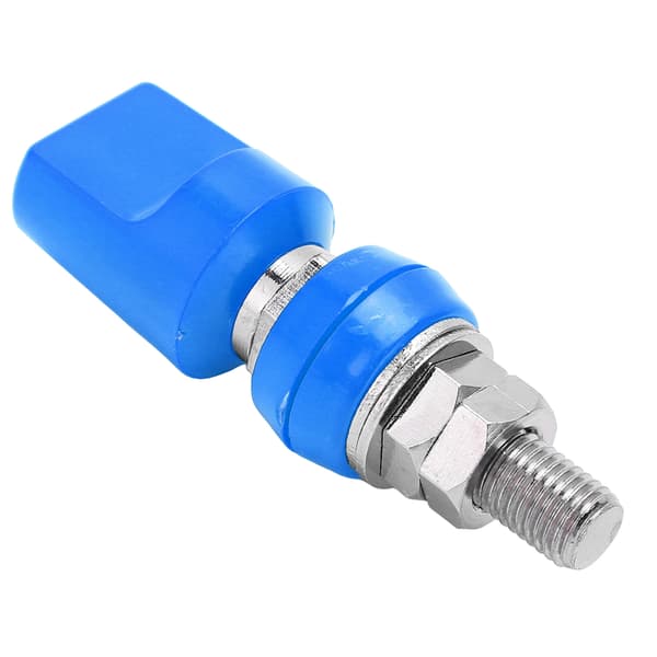 Terminal Multipurpose 4mm Mässing Platt Lock M8 100A Högströmsplint med JackBlue