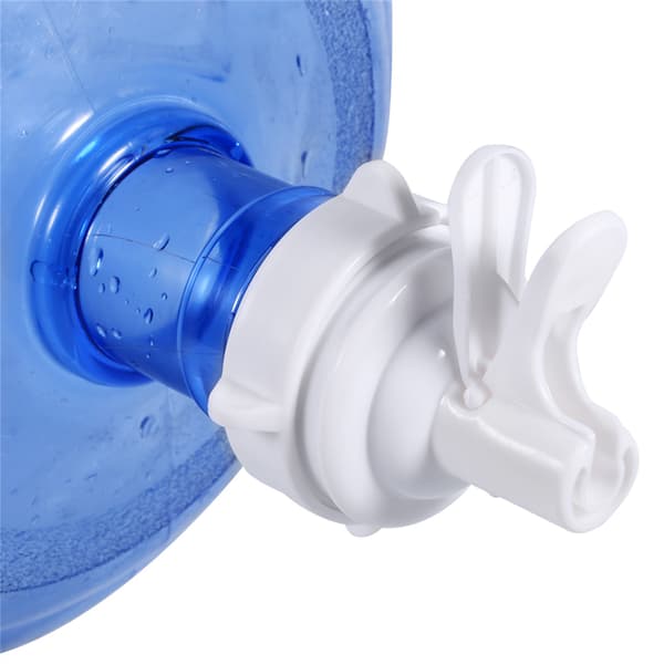 1 st plastkran vattenbyte flasktoppventil kran dispenser enkel enhet vit