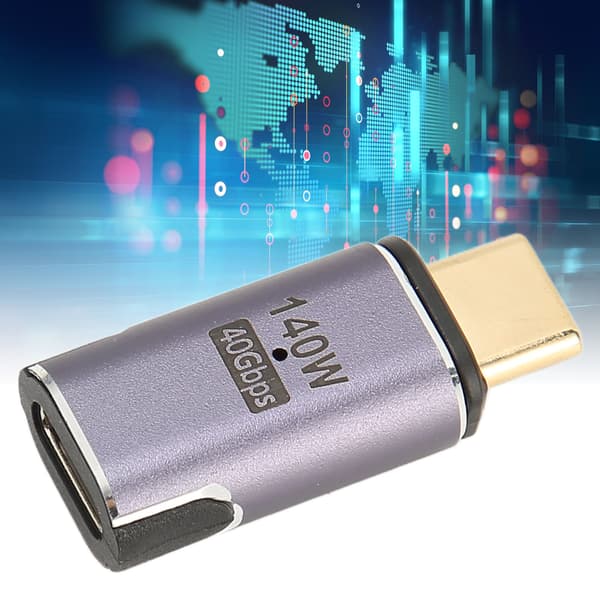 USB-C magnetisk adapter 24Pin PD 140W 40Gbps 8K ministik til bærbare computere og tablets