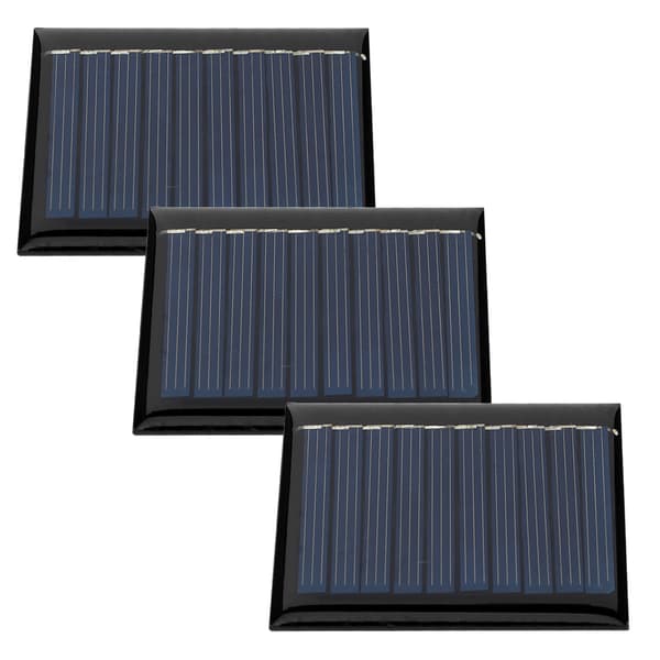 3 stk./sæt 0,3W 5V Mini Polykrystallinsk Silicium Solcellepanel Modul til DIY-projekter Legetøj