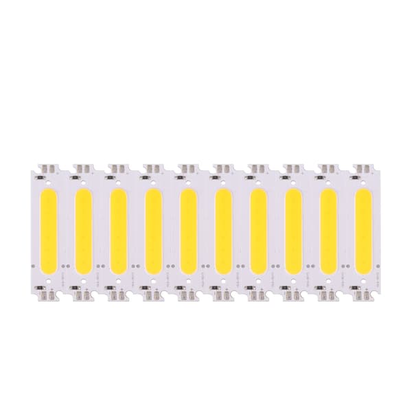 10-pack DC 12V 2W COB LED-modul för DIY LED-lampbelysningsprojekt (varmvit)