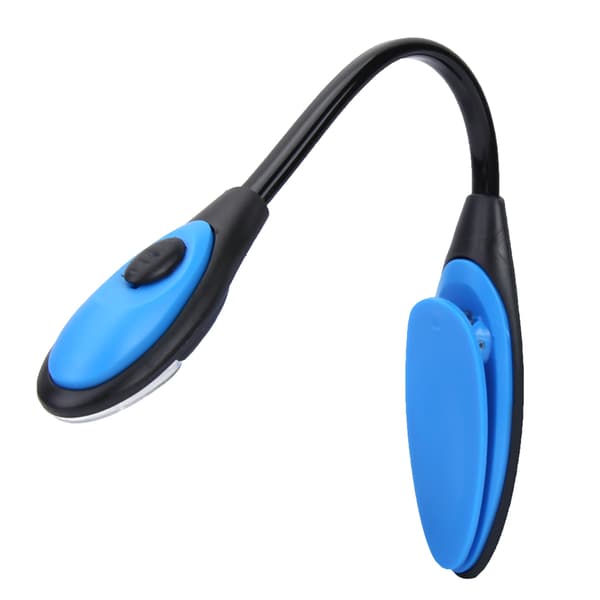 1E02 Universal Fleksibel Clip-on LED-lys Lampe til Orkester Klaver Noder Stativ