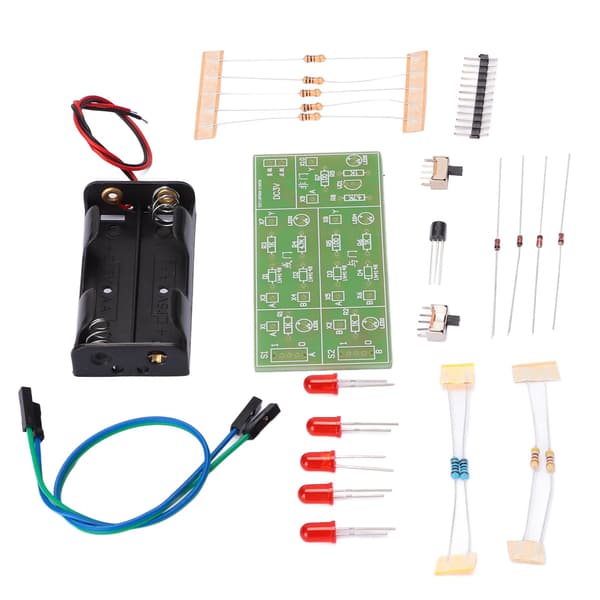 Diskret komponentgrindkretskit Analog krets Slitstark ABS DIY elektronikkit för experimentell träning