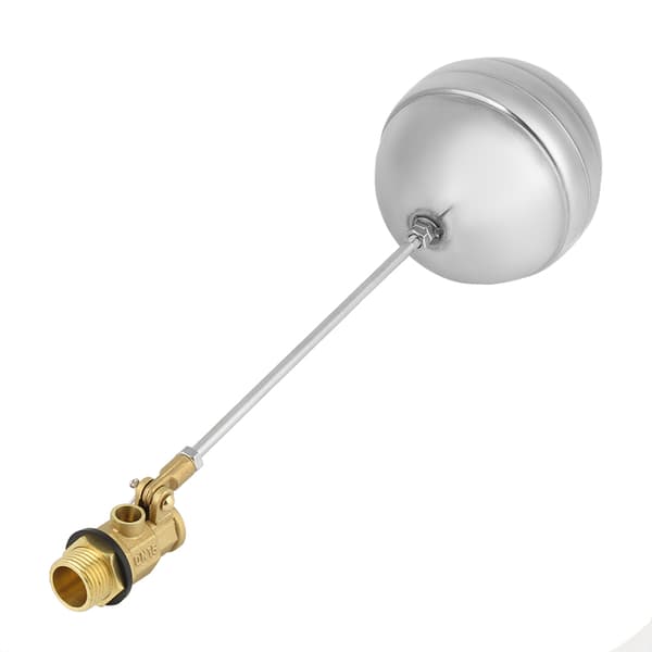 DN15 G1/2 Messing Han Gevind Vand Sensor Rustfrit Stål Flydekugleventil