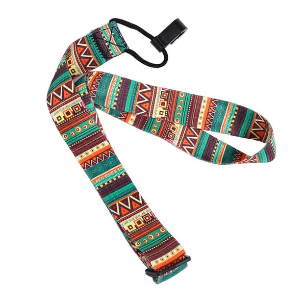 Justerbar Nylon Universal Ukulele Rem Bälte Sling Med Krok Mini Gitarr