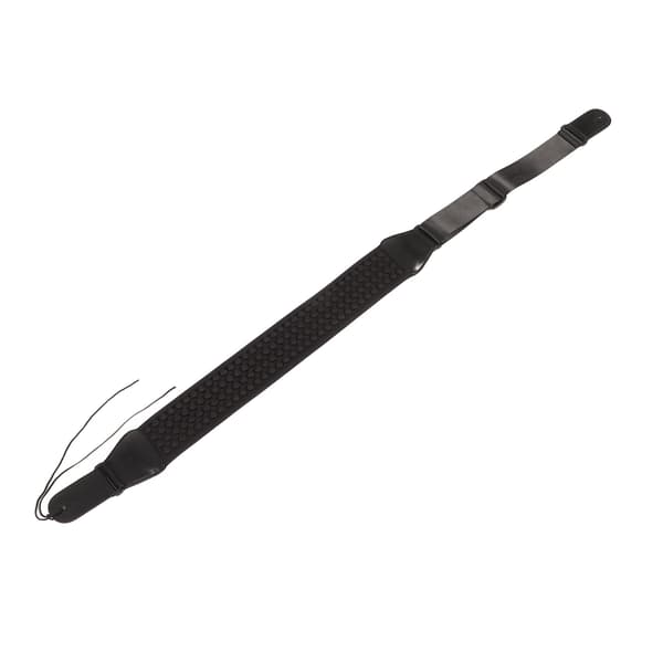 Polyester Gitarrrem Ventilerad Vadderad Bred Justerbar Ergonomisk Svart Bas Axelrem 1-pack