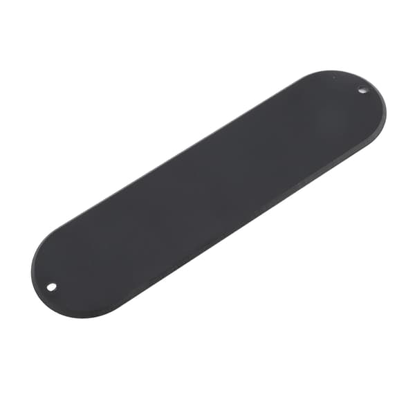 Vanlig 32 mm plastgitarrplektrumskyddsplatta, oförborrad, obehandlad vit, för elgitarr i Tele-stil, 1-pack