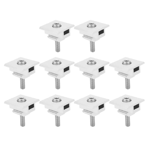 10 st solpanel mittklämmor vattentät montering aluminiumfäste monteringstillbehör