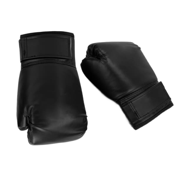 Voksen Unisex Boksetræningshandsker 10 oz til Muay Thai, Sanda og Sparring - Sort