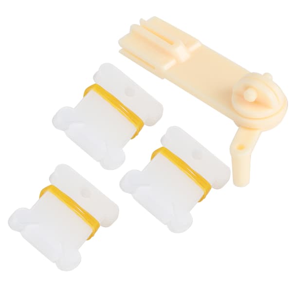 Korsstingstråd Organizer Kit med Plastspoler og Manuelt Vikleværktøj