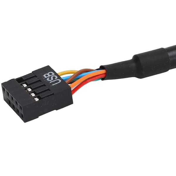 USB 3.0 20-bens han til USB 2.0 9-bens hun bundkort konverteringskabel, 20 cm