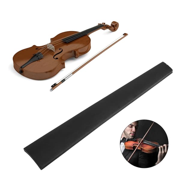 215*35*5 mm Ebenholts greppbräda för 4/4 fiol
