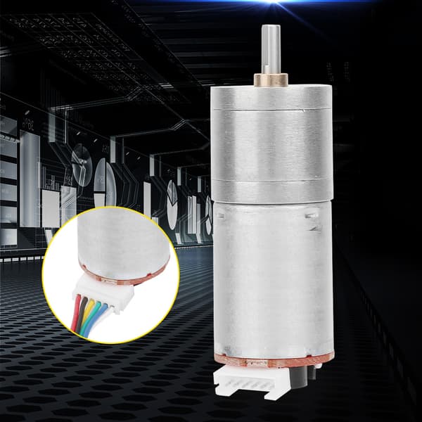 DC 6V Encoder Gear Motor Hastighedsreduktionsmotor til Robot RC Bil DIY Motor Legetøj
