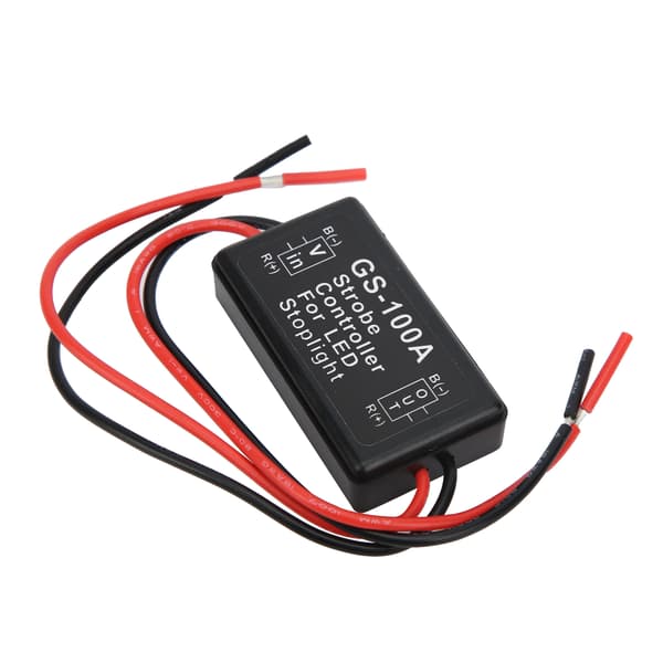 Bromsljus Strobe Controller Plast LED Flash Kontrollmodul GS-100A 12-24VDC