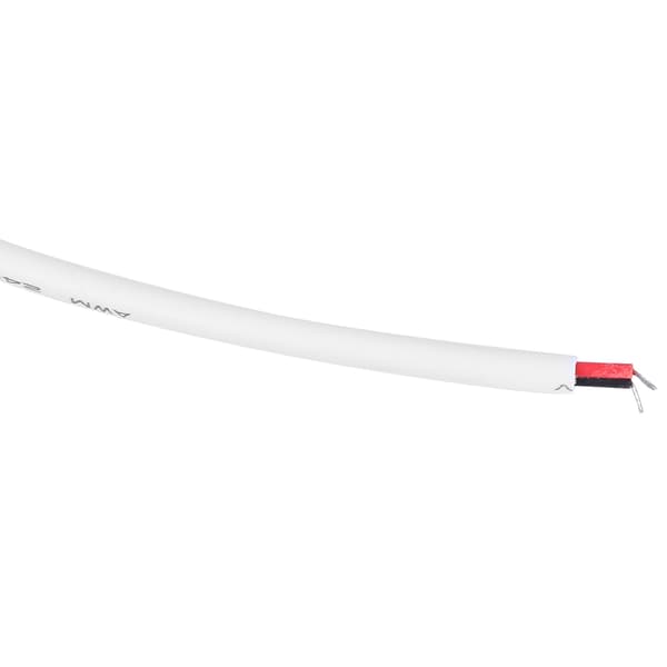 5 par 5,5x2,1 mm hane hona DC-strömkontaktkabel (vit)