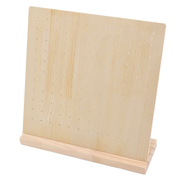 Øreringe Stud Display Pegboard Stor Kapacitet Holdbart Træ Smykkedisplay Øreringe Display Board til Øreringe Smykker 66 Par
