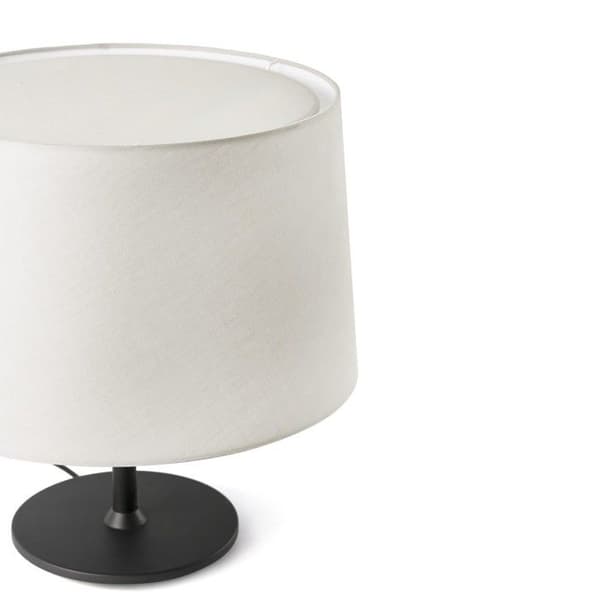 Bordlampe WINDSOR sort/lin 20225-151