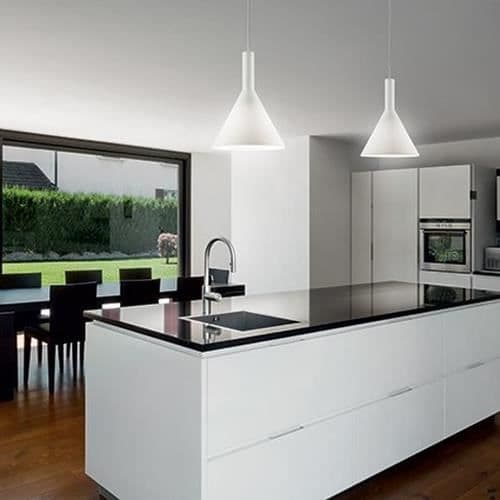 Hänglampa - IDEAL LUX - COCKTAIL SP1 BIG - Vit - Glas - E27 - 60W