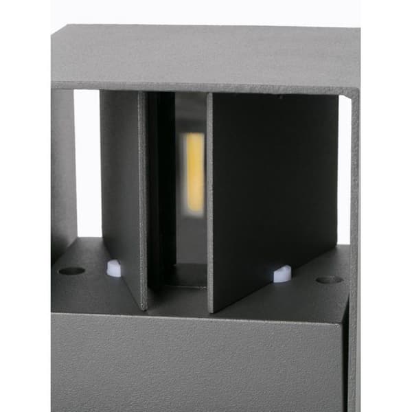 Vägglampa utomhus Olan mörkgrå 600 Lm (40W) Mörkgrå