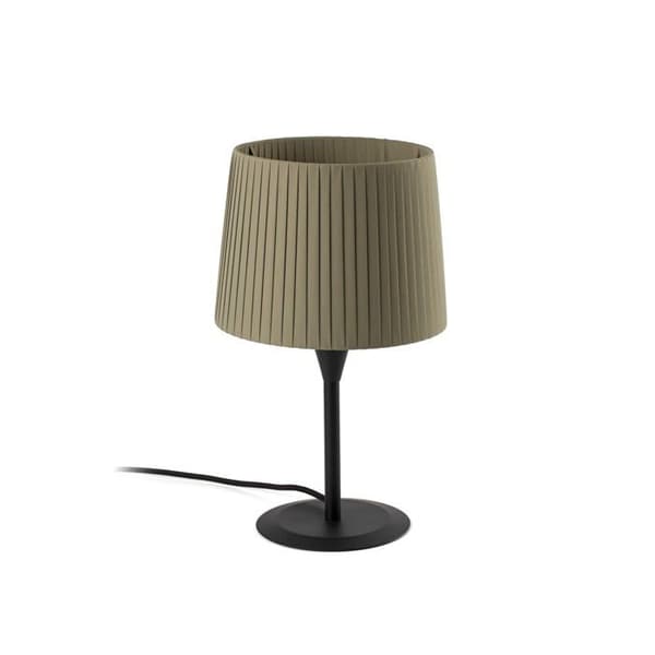 Faro SAMBA - Rund tilspidset grøn bordlampe, E27