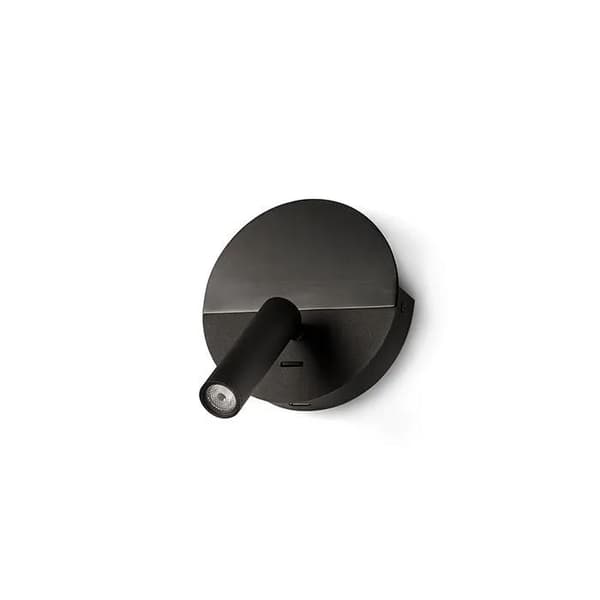 Vægmonteret sort DUAS USB C 68468N