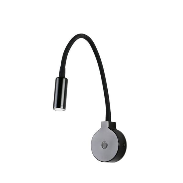 PIXIE LED Svart läsarvägglampa