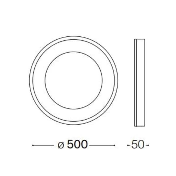 PLANET PL50, Taklampa, Ideal