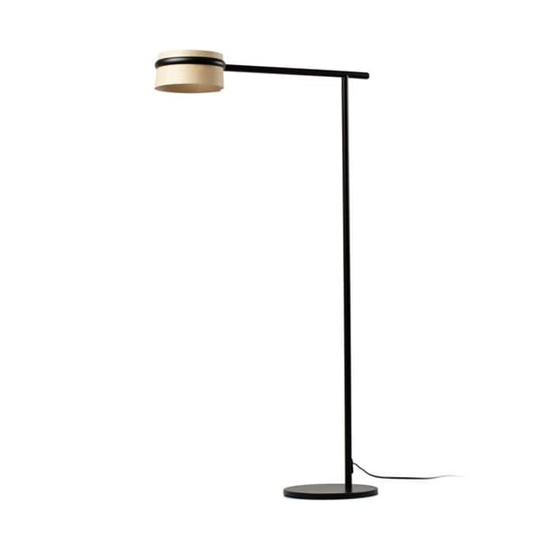 Gulvlampe - FARO - LOOP - Integreret LED - Sort - 2700K - Moderne design