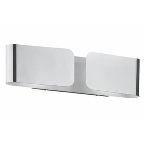 Seinävalaisin - Ideal Lux - CLIP AP2 PIENTÄ - 2 Lamppua E27 - Kromi - IP20