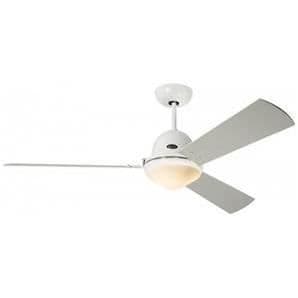 Libeccio takfläkt med belysning Ø120/142 cm vit lack