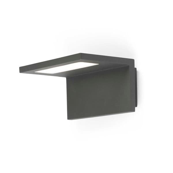 Ulkoinen seinävalaisin ELE-Led 6W -Tummanharmaa - FARO