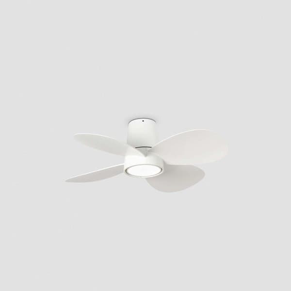 FARO BARCELONA KLOVER S takfläkt LED dimbar DC-motor