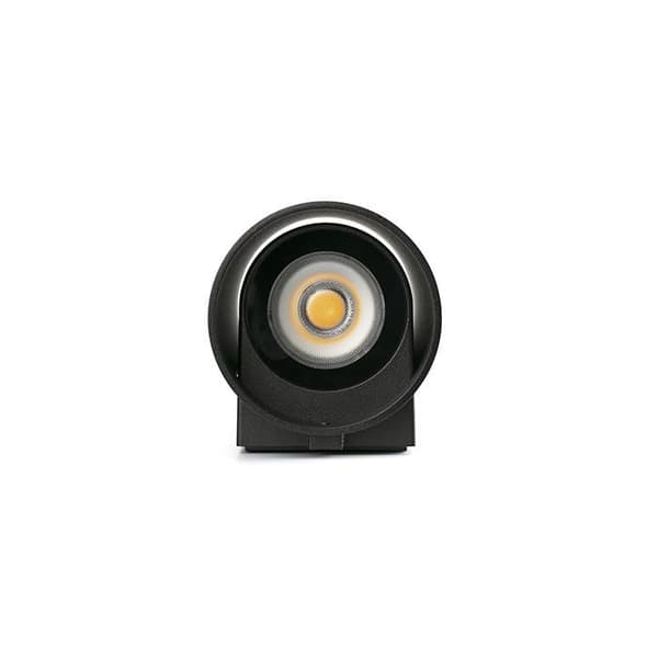 KOV 2L Musta pyöreä applikaatio 2700K 23°/34° musta 71791-224