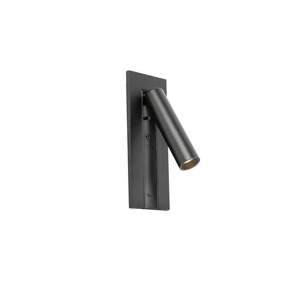GABO justerbar USB-læser i sort med kontakt 62757