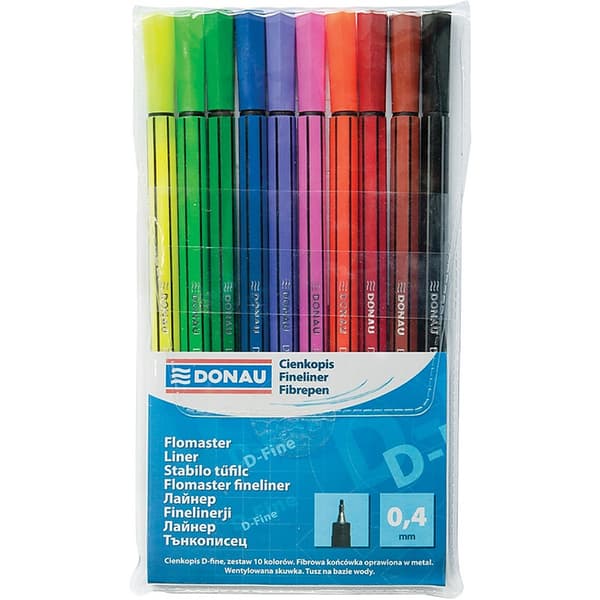 D-Fine finelinere 4mm 10 stk