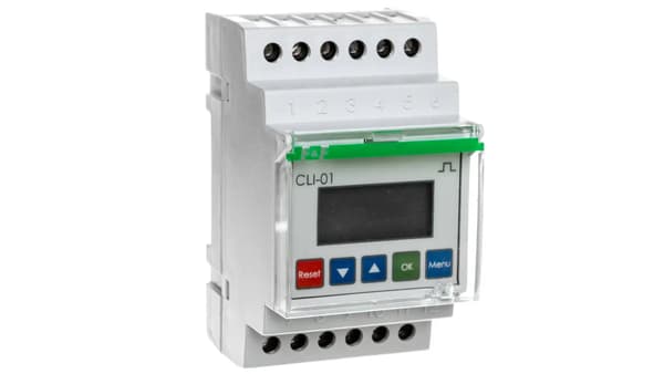 F&F Pulssilaskuri 24-264V AC/DC 1P 8A Ohjelmoitava CLI-01