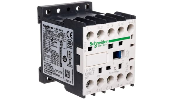 Effektkontaktor 12A 3P 24V DC 1S 0B LP1K1210BD3