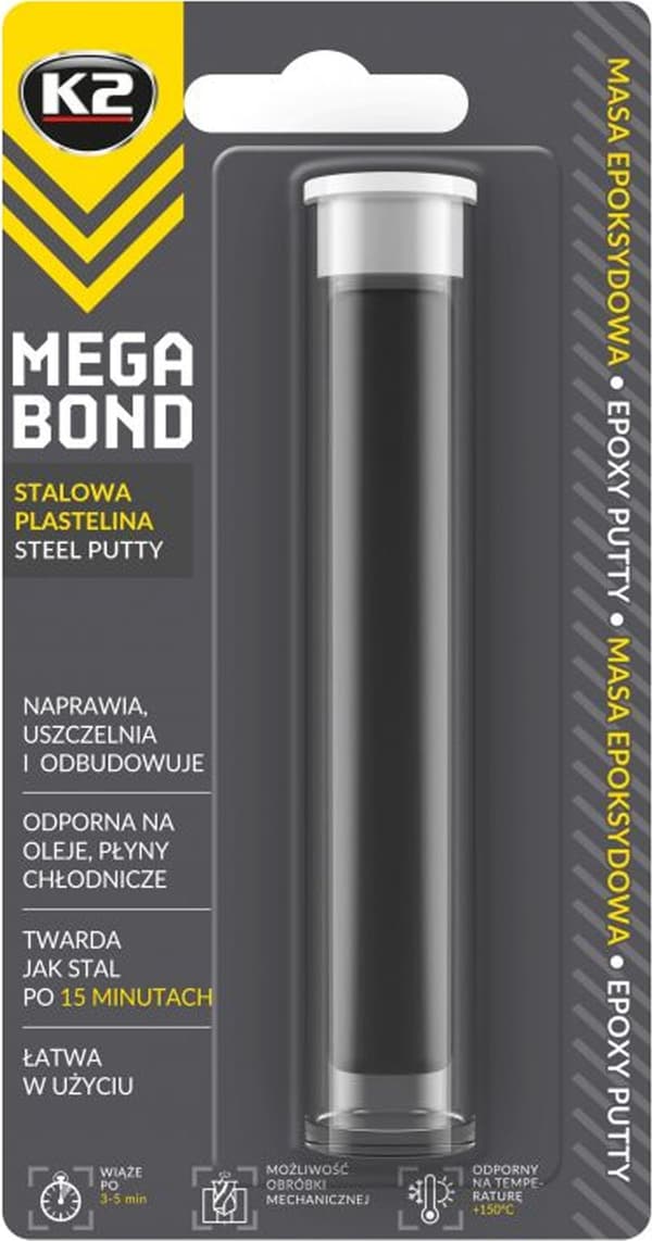 K2 TERÄS PLASTISIINI-EPOKSI MEGA BOND 20G