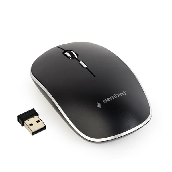 Mus GEMBIRD MUSW-4BS-01 Sort (1 enhed)