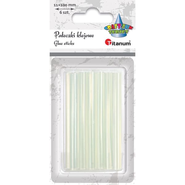 Läpinäkyvät liimapalletit 11x100mm 6kpl