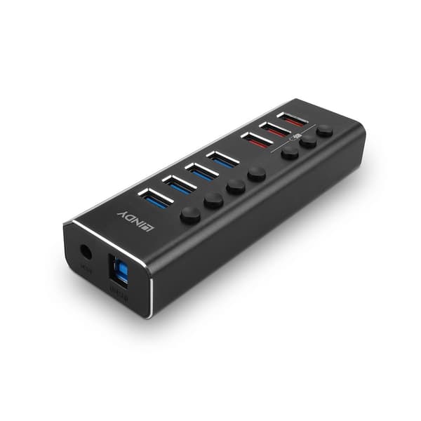 I/O HUB USB3 4PORT+3CHARGE/43371 LINDY