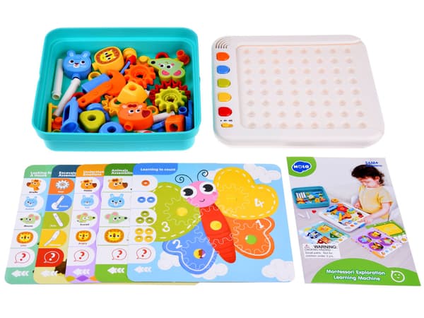 Hola interaktiv panel lärande känslor siffror figurer Montessori ZA4652