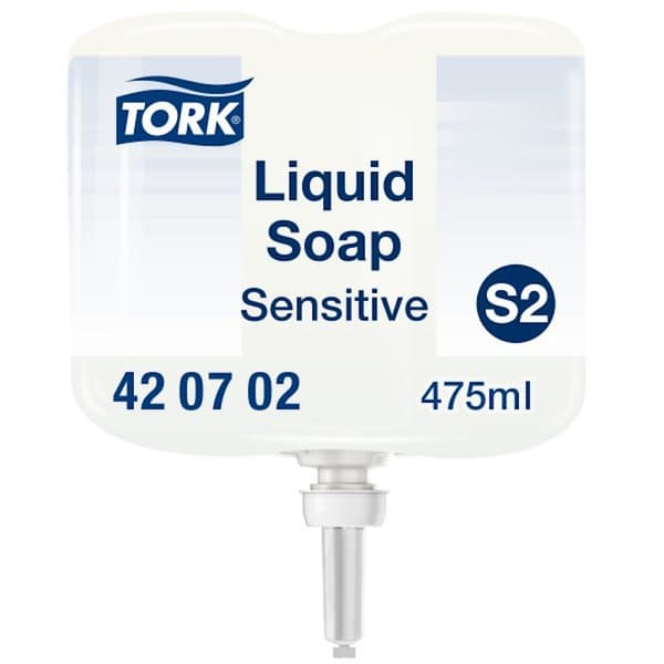 Tork Ekstra mild flydende sæbe, hypoallergen, lugtfri, S2 - 475 ml