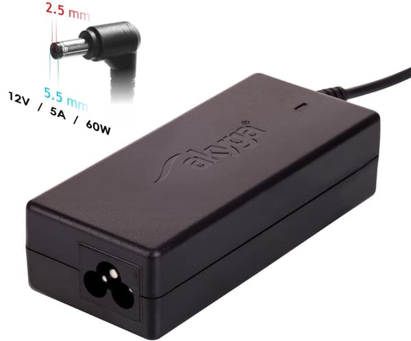 Virtalähde AK-ND-85 12V / 7.5A 90W 5.5 x 2.5 mm
