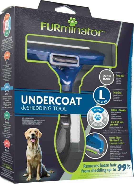 Furminator pitkäkarvaisille koirille - Suuri